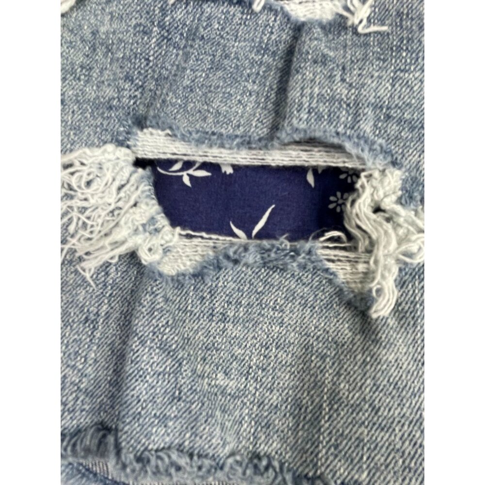 New Old Navy High Rise Secret Slim Pockets Shorts size 8 Blue - Picture 6 of 10